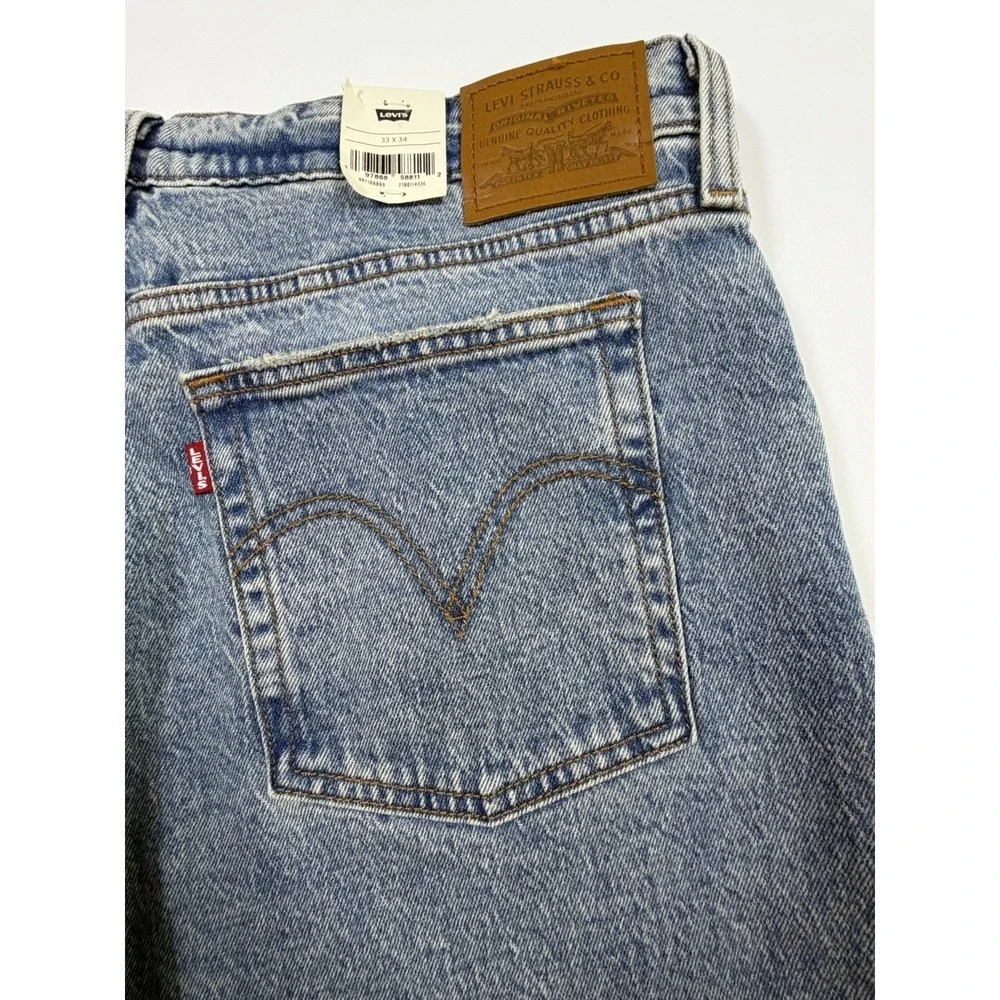Levi's Premium Wedgie Bootcut Jeans Women's 33x34 High Rise Blue Denim NWT